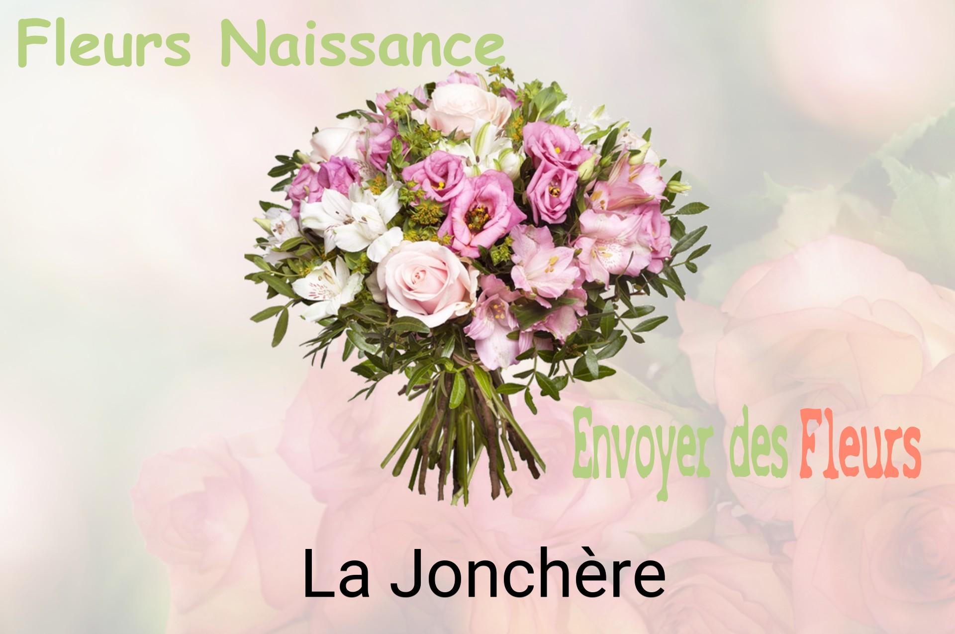 Bouquet de fleurs de naissance livré à La Jonchère